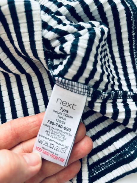 Tílko crop top žebrované - v.7 let next, next,122