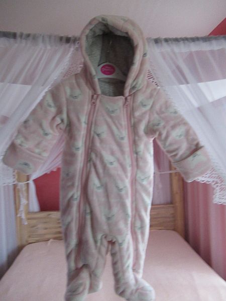 Dívčí zateplená kombinéza vel. 68 - m&s, marks & spencer,68