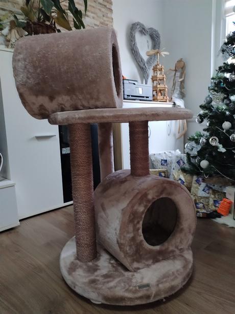 Škrabadlo pro kočičku v růžové barvě, 