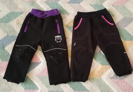 Zateplené softshellové kalhoty, kugo,86