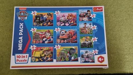 Puzzle tlapková patrola 10x,