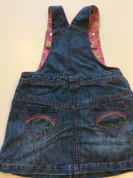Jeans šaty - šatovka, mothercare,98