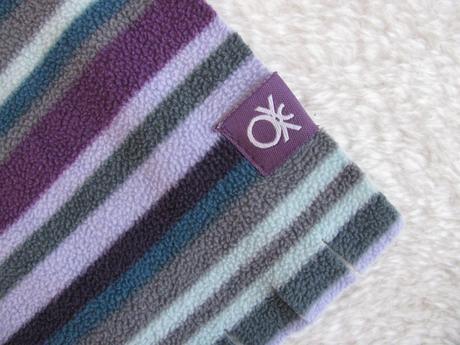 Fleecová souprava-čepice+šála benetton, benetton,74