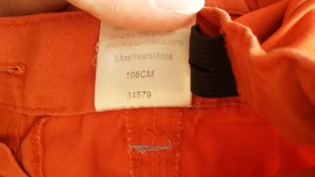 Kalhoty červené, 110