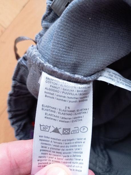 Kalhoty manšestráky 104, palomino,104