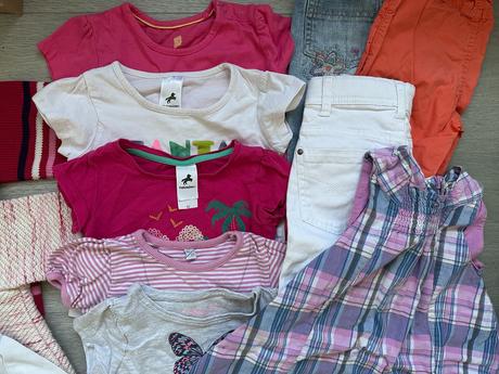 Sada oblečení, dívka, vel. 92 - 14 ks, 86–98