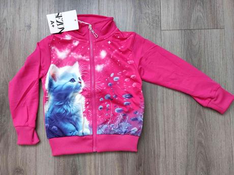 Dívčí slabá mikina 98,104,110,116,122,128, 98 - 128