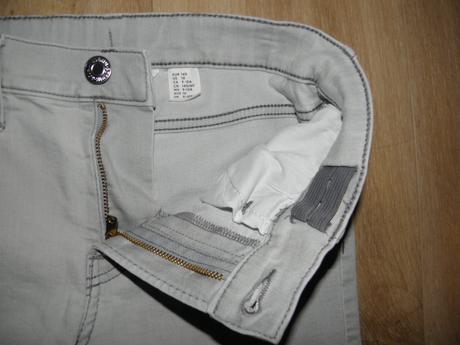 Chlapecké šedé rifle / džíny zn. h&m vel.140, h&m,140
