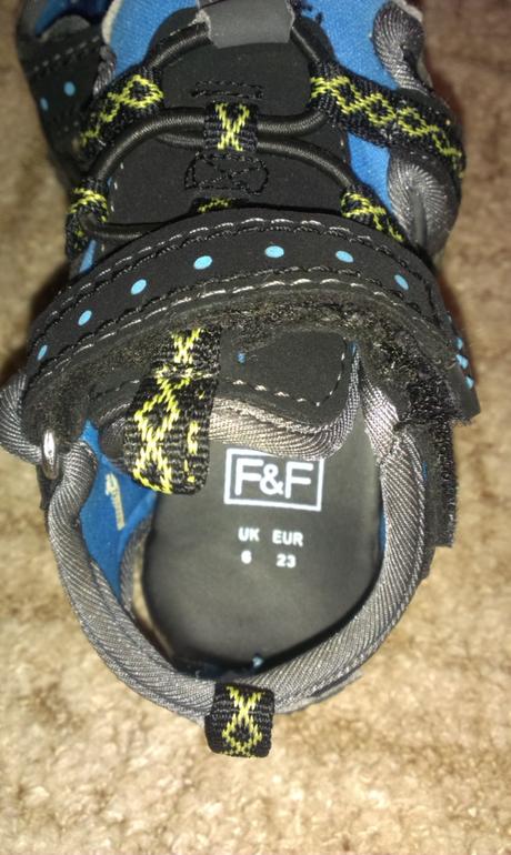 Letní sportovní boty vel.22-pěkný stav, f&f,22