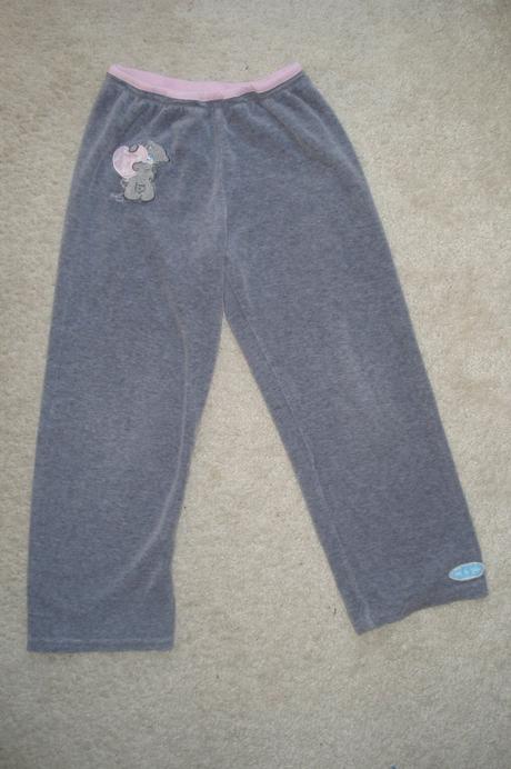 Sametové tepláčky, marks & spencer,110