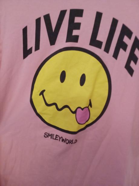 Maxitriko smajlík 146/152, xs-m, h&m,152