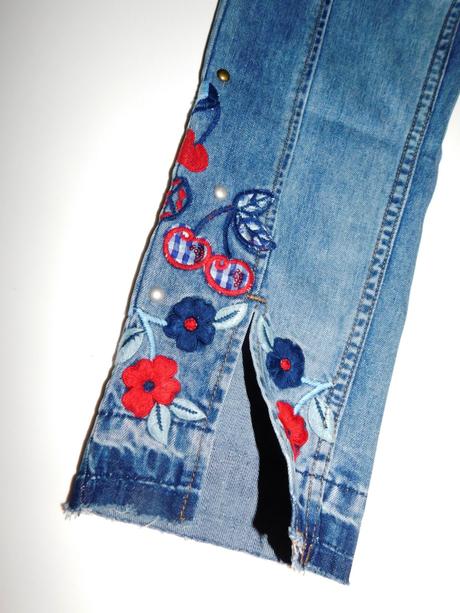 Dámské 7/8 džíny, desigual,xs