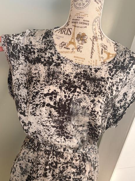Tunika, saty na plaz hadi vzor mango xs, h&m,xs