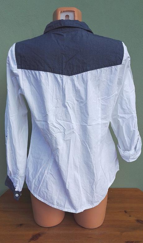 Plátýnková košile roll up rukávy john banner - vel, 40