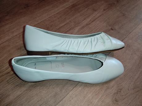 T107 kožené balerínky tamaris vel. 38, tamaris,38