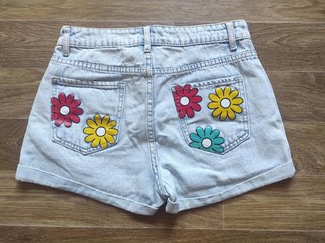 Džínové kraťasy, s
