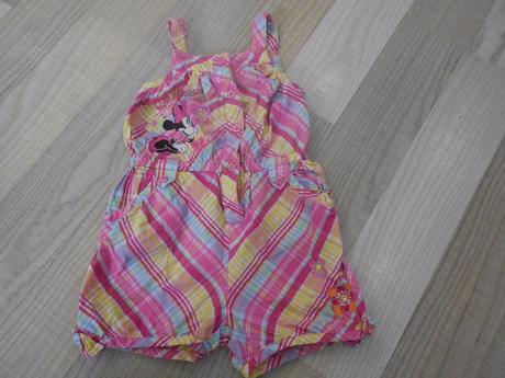 Letní plátěný overálek, disney,92