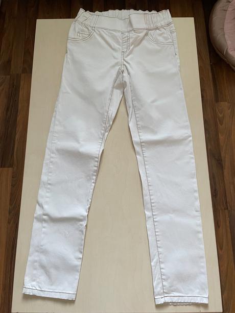 Bílé džíny, pas guma, vel m/l, esmara, esmara,m