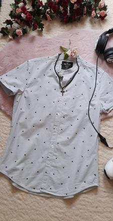 Hollister košile s krátkým rukávem muscle fit, hollister,s