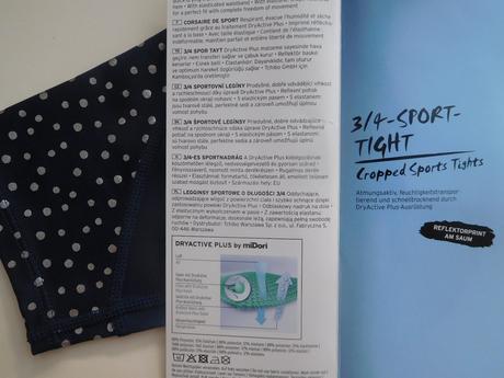 Sportovní 3/4 legíny s reflex. prvky vel. 122/128, 128