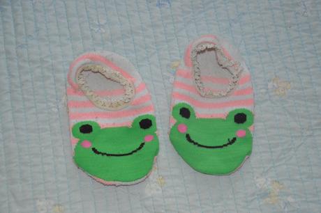 Balerínkové ponožky s protiskluzem, khaki nízké, 86