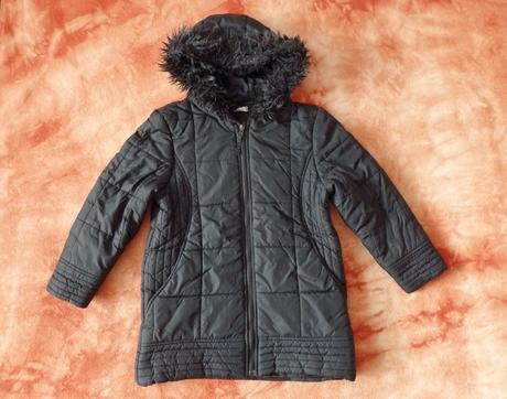 Černý kabát / zimní bunda george, george,116