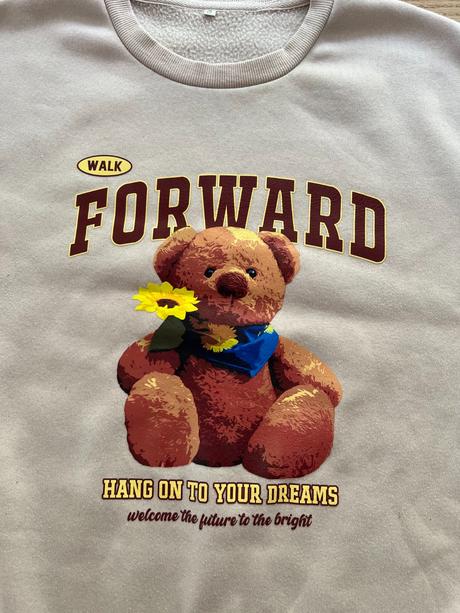 Mikina s medvěděm shein vel. s, s