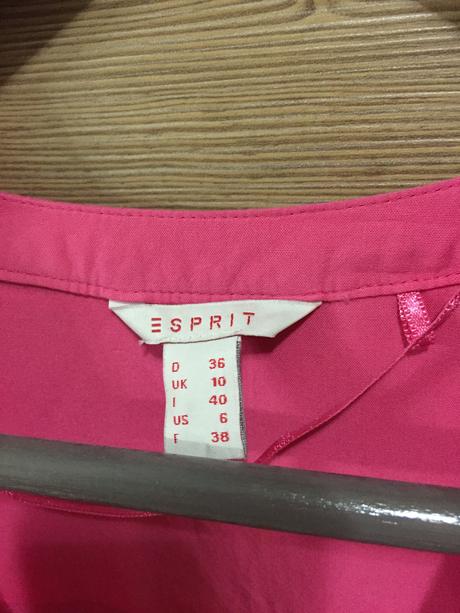 Růžová košile, esprit,s