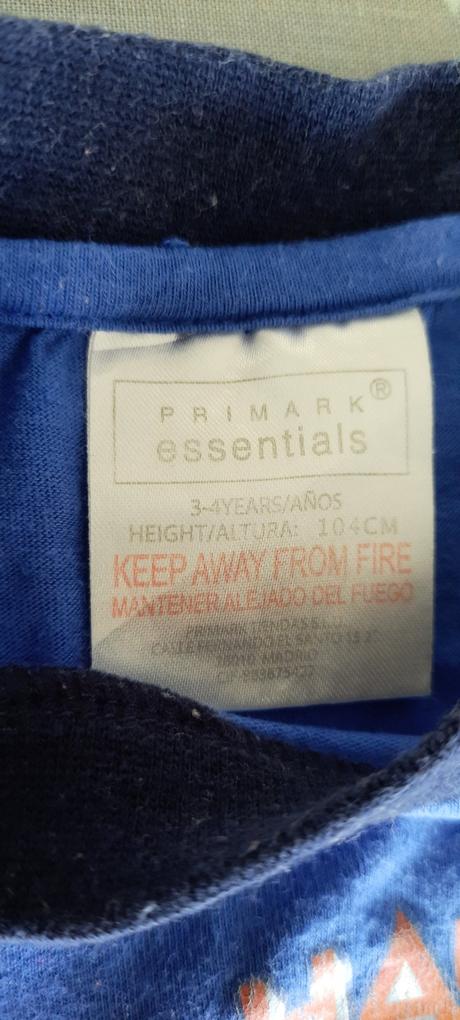 Chlapecké tričko značky primark, vel.3-4 roky., primark,104