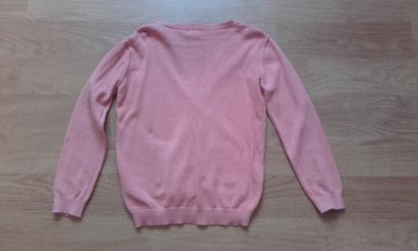 Lososový bavlnený svetrík f&f, f&f,122