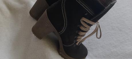 Polokozačky na blokovém podpatku, lasocki,40