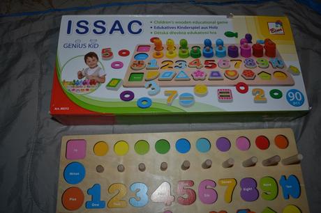 Dřevěná edukativní hra pro děti bino,