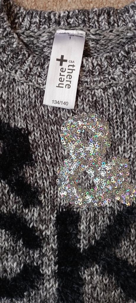 Svetr zn."c&a-here+there" vel."134-140", c&a,134