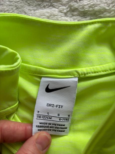 Triko funkční neonové barvy- v.116/122, nike,122
