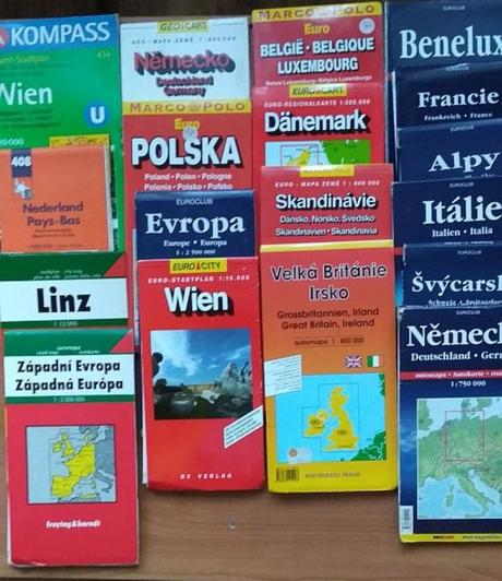 Mapy eu zemí, průvodci čr, evropa,