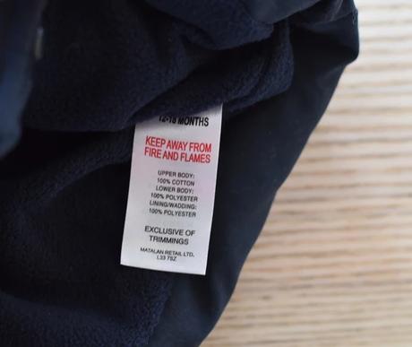 Zateplená vesta vel. 12 - 18 m, matalan,86