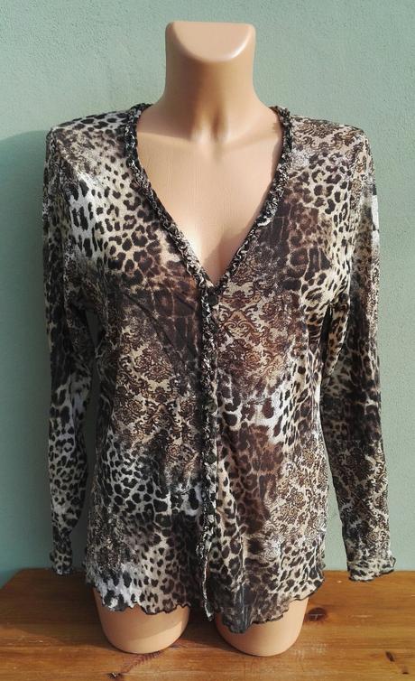 Strakatá blůzka marks&spencer - vel.46/48, marks & spencer,46