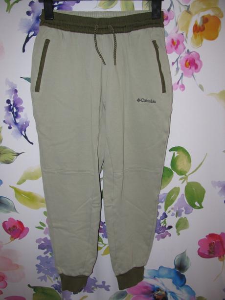 Bavlněné sv.zelené tepláky columbia unisex, columbia,s