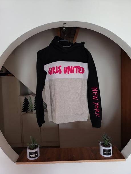 Mikina s nápisem 158/164, xs/s, takko,164