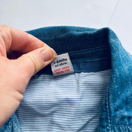 Overal džínový letní - v.3/6 mes, tu,68