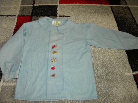 Riflová košile -halena pro holku vel.104, 104