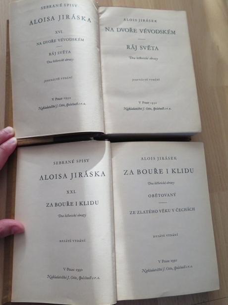 Jirásek - kompletní dílo včetně poštovného, 