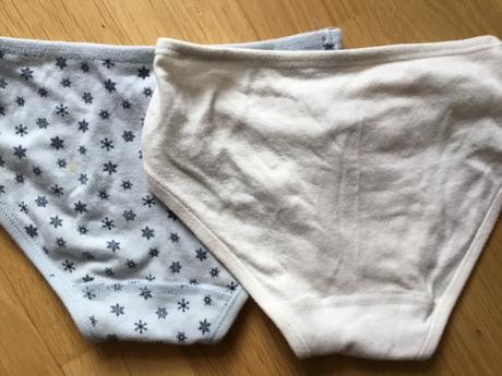 Bavlněné kalhotky s vyšším pasem 3kusy, c&a,110