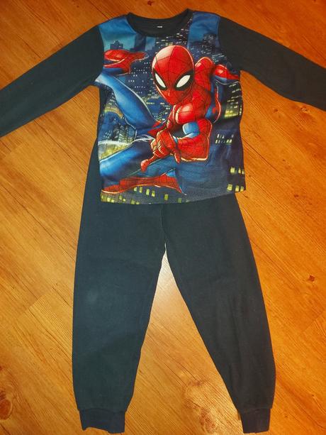 Pyžamo flísové spiderman, c&a,128