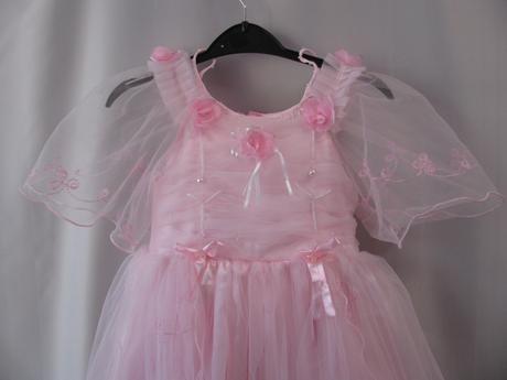 Společenské tylové růžové šaty, 98