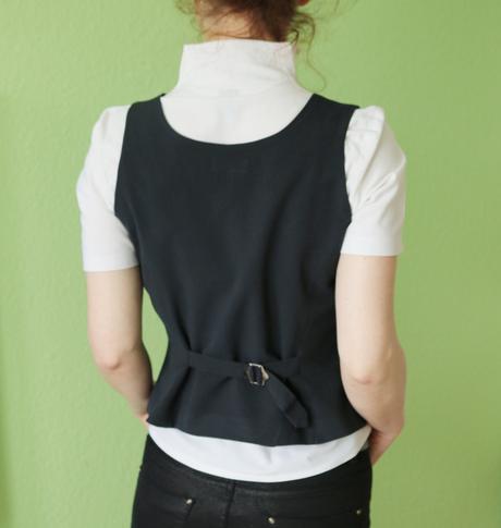 Klasická dámská vestička s vlasovým proužkem,l- 40, cmp,l