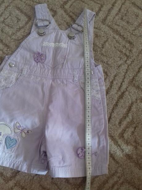 Kraťásky s kšandami na miminko, 62