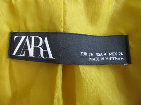 Dámské sako hořčicové barvy zara, zara,36