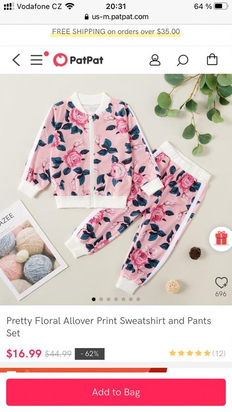 Souprava - tepláky + mikina, 98