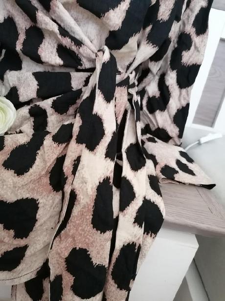 Tygrované šaty, h&m,s